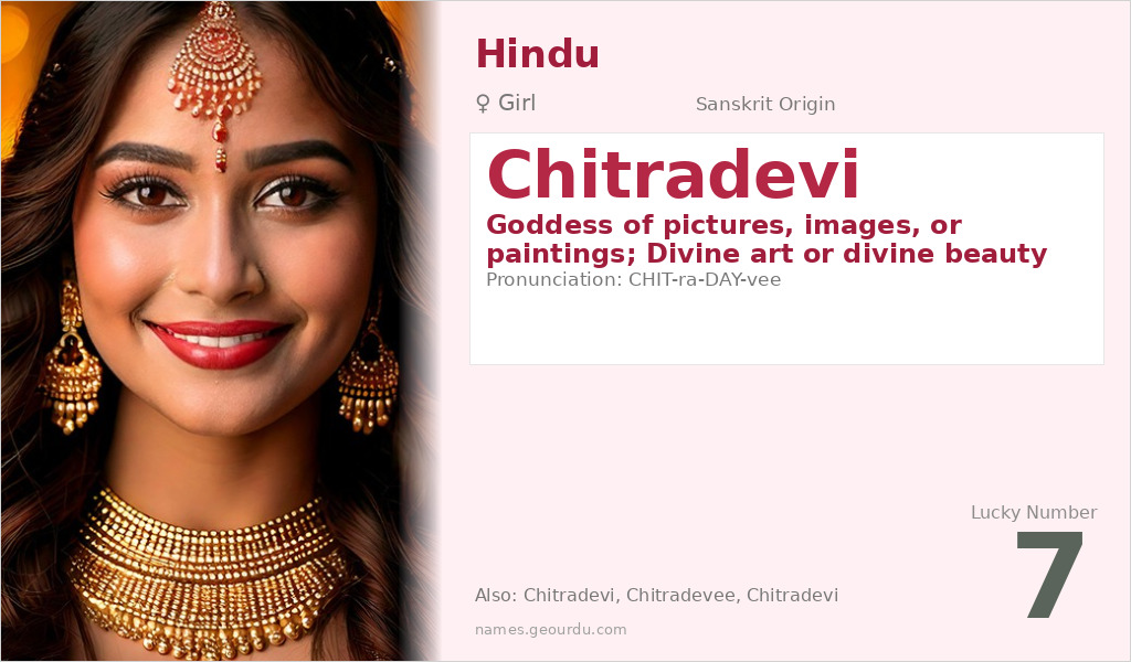 Chitradevi Name Meaning and Details