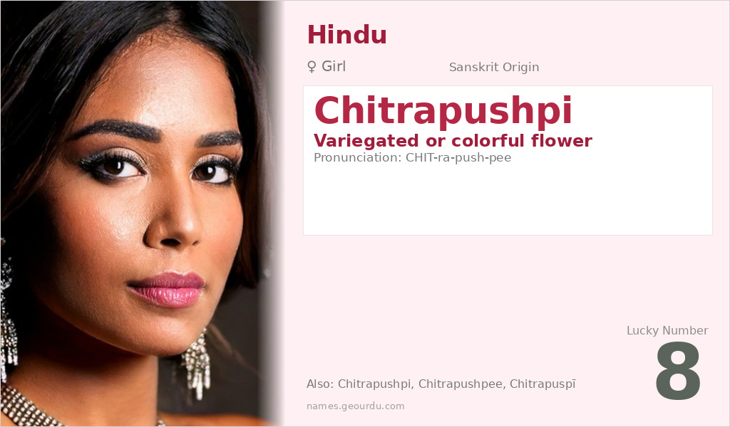 Chitrapushpi Name Meaning and Details