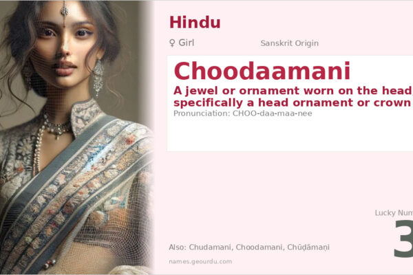 Choodaamani Meaning — Sanskrit Origin, Girl Name & Details (2025)