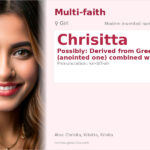 Chrisitta Name Meaning and Details