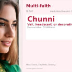 Chunni Name Meaning and Details
