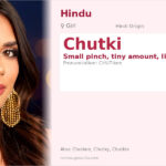 Chutki Name Meaning and Details