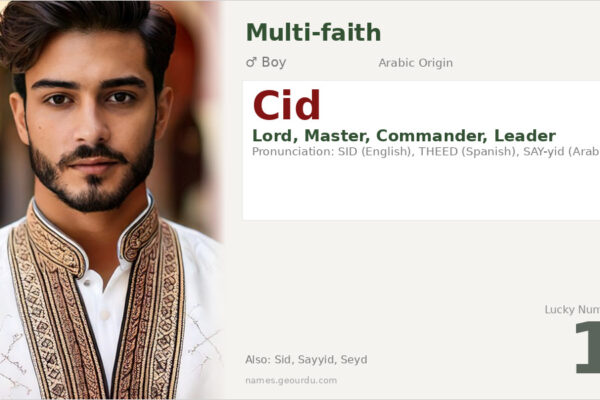 Cid Name Meaning — Arabic Origin, Lord/Master, & History (2025)