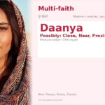 Daanya Name Meaning and Details