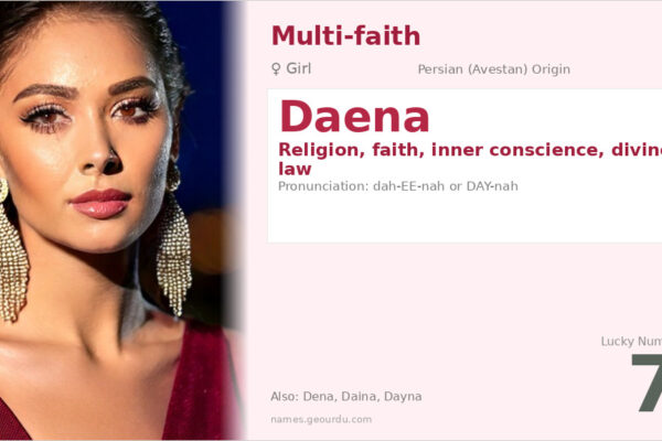 Daena Name Meaning — Persian Origin, Girl Name & Spiritual Significance (2025)
