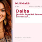 Daiba Name Meaning and Details