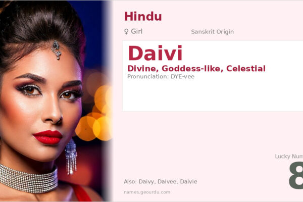 Daivi Name Meaning — Divine Origin, Girl Hindu Name & Details (2025)