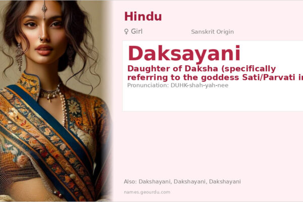Daksayani Name Meaning — Sanskrit Origin, Hindu Goddess & Mythology (2025)