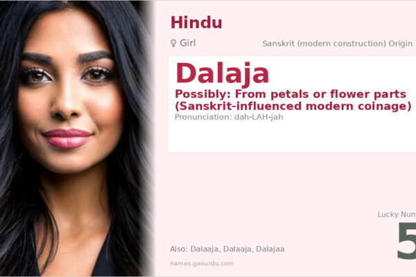 Dalaja Name Meaning — Modern Sanskrit Origin & Details (2025)
