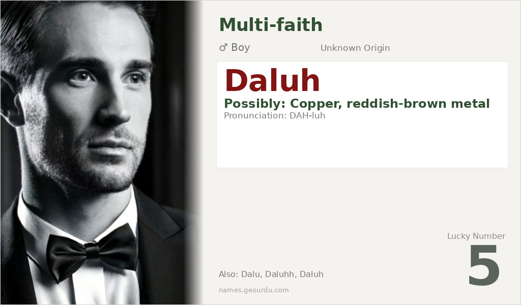 Daluh Name Meaning and Details