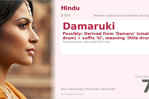 Damaruki Name Meaning — Origin, Gender & Details (2025)