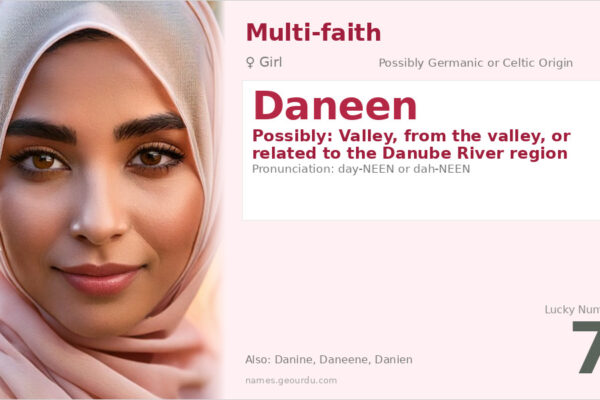 Daneen Name Meaning — Origin, Gender & Details (2025)