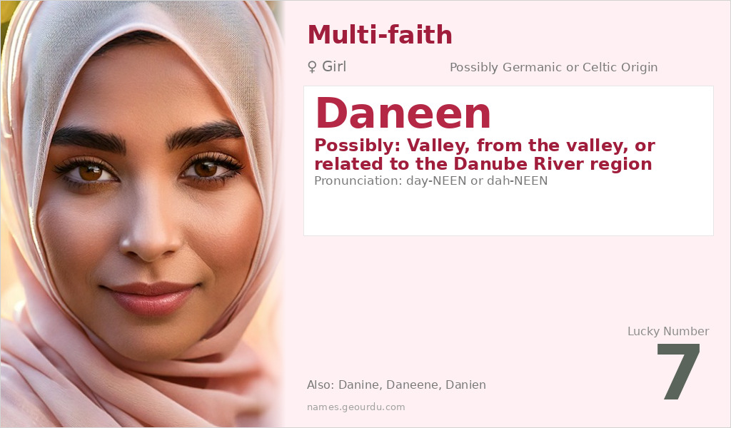 Daneen Name Meaning and Details