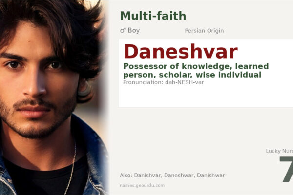 Daneshvar Name Meaning — Persian Origin, Boy Name & Details (2025)