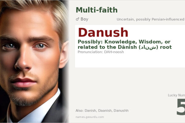 Danush Name Meaning — Origin, Gender & Details (2025)