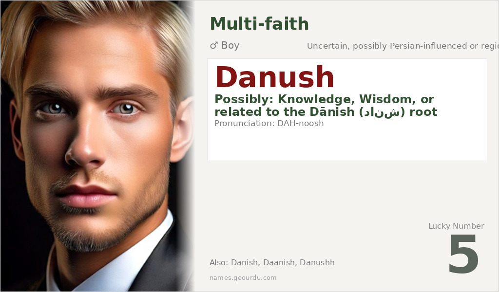 Danush Name Meaning and Details