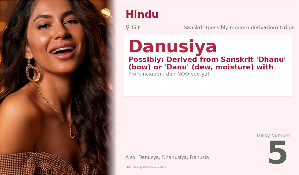 Danusiya Name Meaning and Details