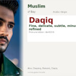 Daqiq Name Meaning and Details