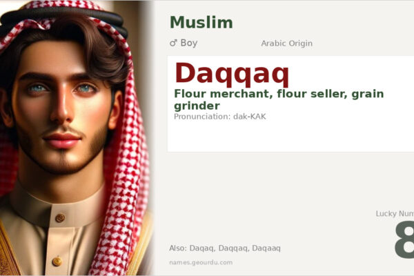 Daqqaq Name Meaning — Arabic Origin, Boy Name & Details (2025)