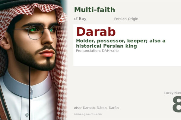 Darab Name Meaning — Persian Origin, Boy Name & History (2025)