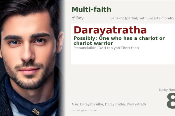 Darayatratha Name Meaning — Origin, Gender & Details (2025)