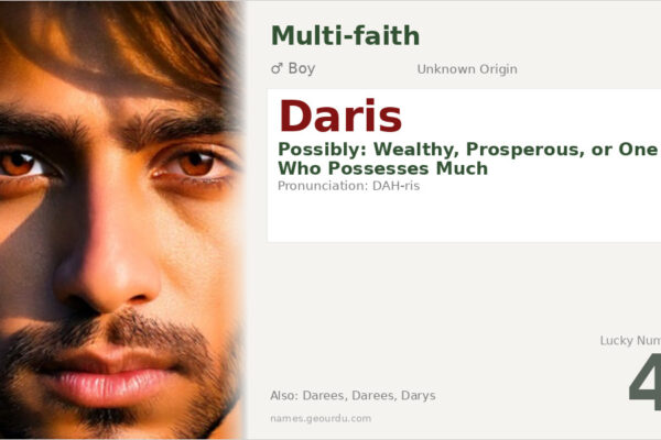 Daris Name Meaning — Origin, Gender & Details (2025)