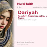 Dariyah Name Meaning and Details