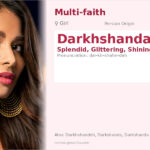 Darkhshanda Name Meaning and Details