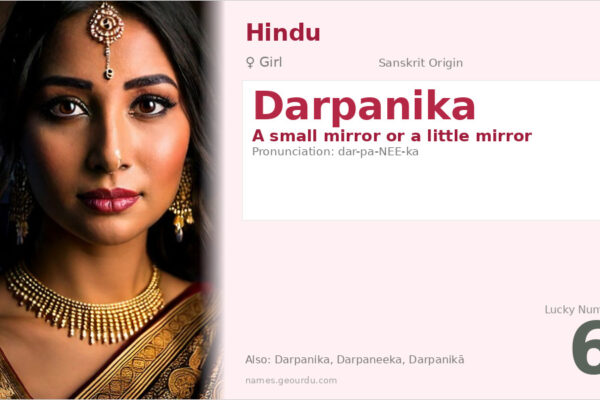 Darpanika Name Meaning — Sanskrit Origin, Girl Hindu Name & Details (2025)