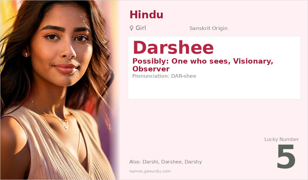 Darshee Name Meaning and Details