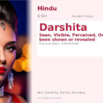 Darshita Name Meaning and Details