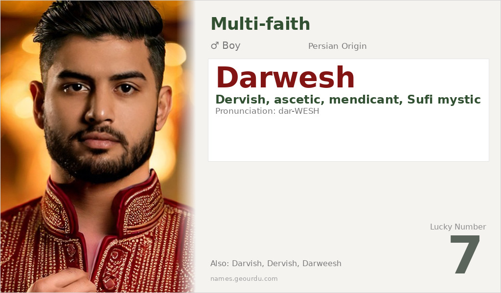 Darwesh Name Meaning and Details