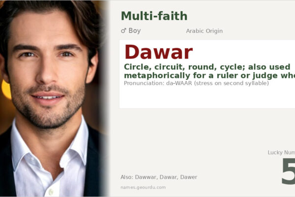 Dawar Name Meaning — Origin, Gender & Details (2025)