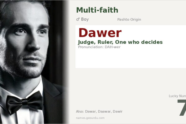 Dawer Name Meaning — Origin, Gender & Details (2025)