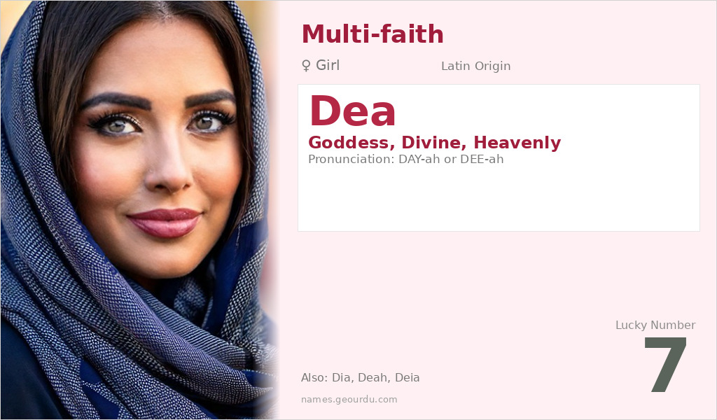 Dea Name Meaning and Details