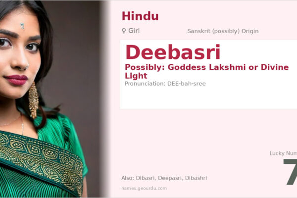 Deebasri Name Meaning — Origin, Gender & Details (2025)