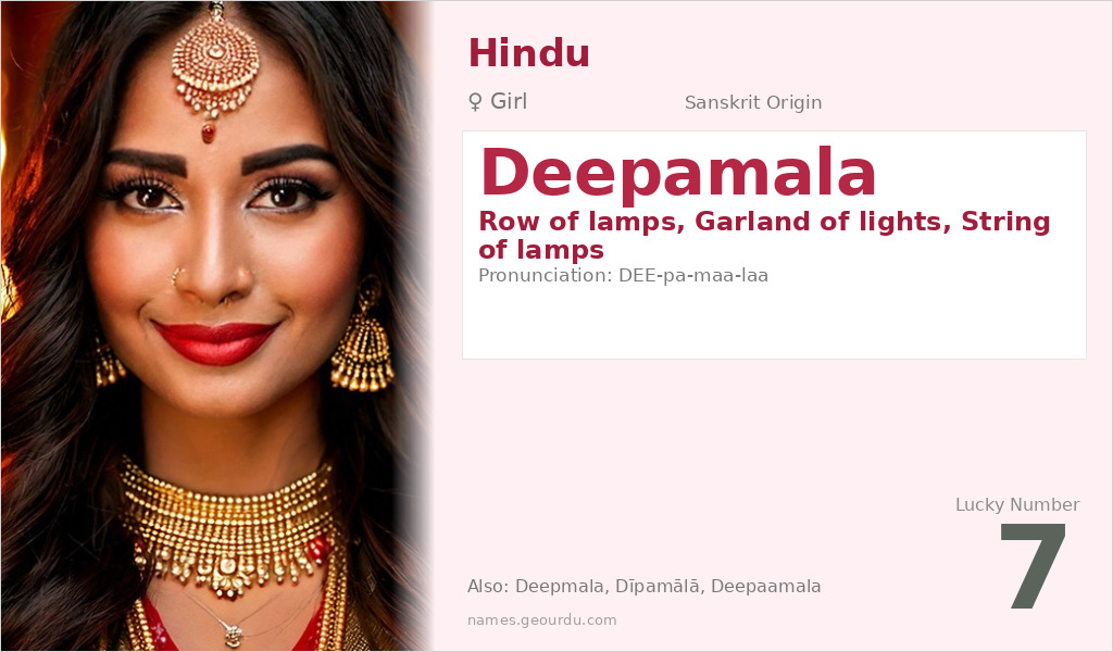 Deepamala Name Meaning and Details