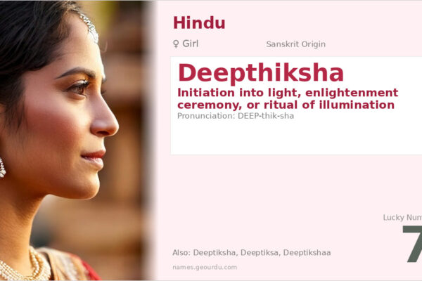 Deepthiksha Name Meaning — Sanskrit Origin, Girl Name & Spiritual Significance (2025)
