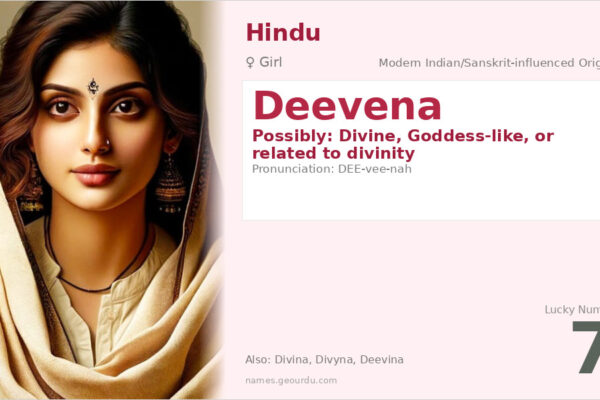Deevena Name Meaning — Origin, Gender & Details (2025)