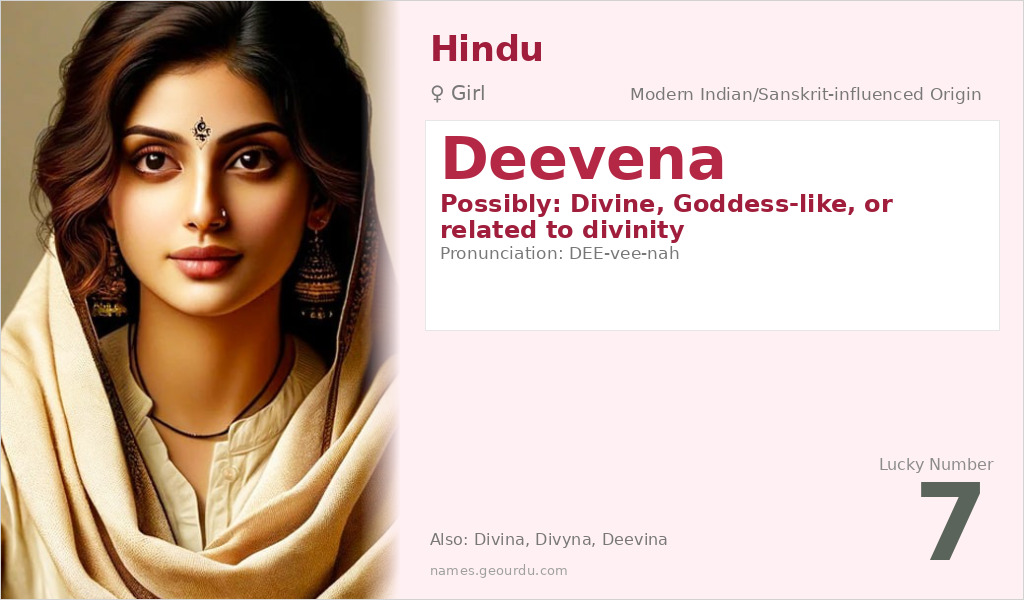 Deevena Name Meaning and Details