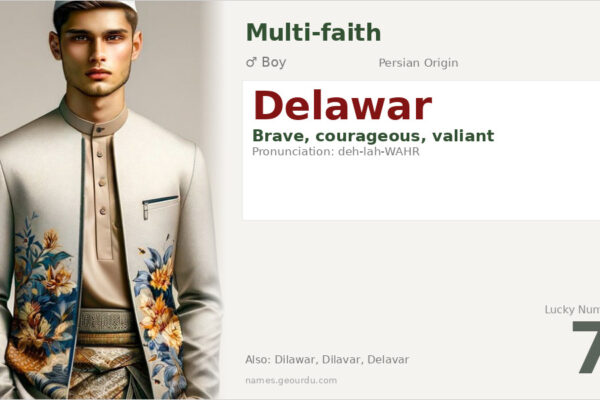 Delawar Name Meaning — Persian Origin, Boy Name & Details (2025)
