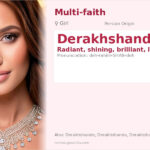 Derakhshandeh Name Meaning and Details