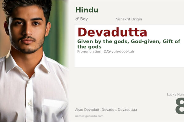Devadutta Meaning — Sanskrit Origin, Boy Name & Details (2025)