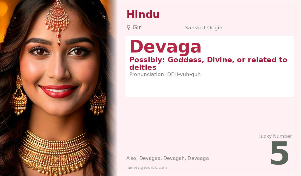 Devaga Name Meaning and Details