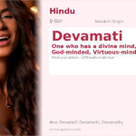 Devamati Name Meaning and Details