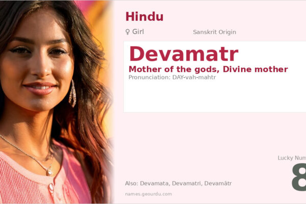 Devamatr Meaning — Sanskrit Origin, Girl Name & Details (2025)