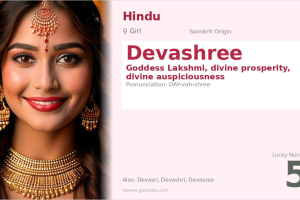 Devashree Meaning — Sanskrit Origin, Girl Name & Goddess Lakshmi Connection (2025)