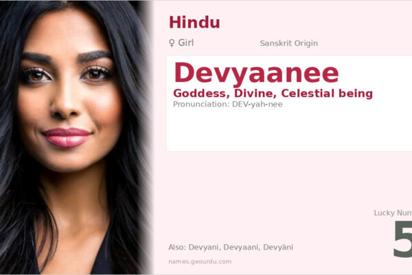 Devyaanee Meaning — Sanskrit Origin, Girl Name & Details (2025)