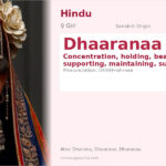 Dhaaranaa Name Meaning and Details