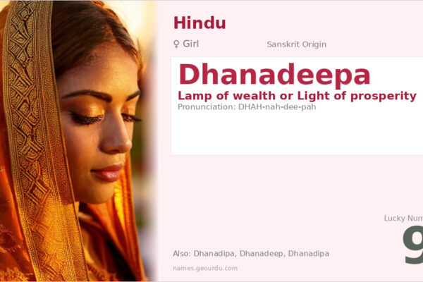 Dhanadeepa Meaning — Sanskrit Origin, Girl Name & Details (2025)
